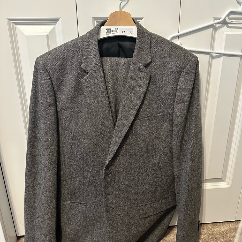 Banana Republic Grey/Brown Suit